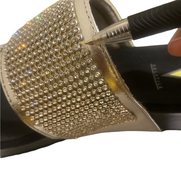 Volatile Silver Sparkling Sandals - Picture 4 of 6